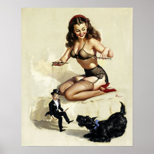 Puppet Pin Up Poster (Front)