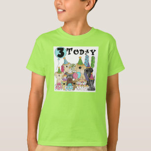 Puppies 3rd Birthday Bash Tshirts and Gifts