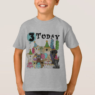 Puppies 3rd Birthday Bash Tshirts and Gifts