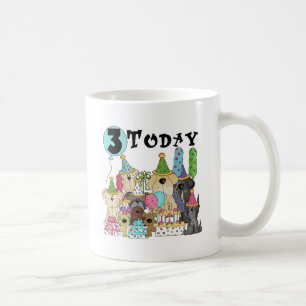 Puppies 3rd Birthday Bash Tshirts and Gifts Coffee Mug