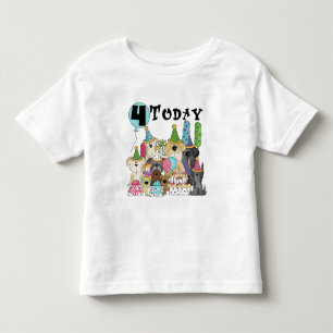 Puppies 4th Birthday Bash Tshirts and Gifts