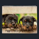 Puppies and Dogs Wall Calendar<br><div class="desc">Introducing the **WitCraft Designs Photographic Wall Calendar** – Your Gateway to a Year of Enchantment! 🌟 Unveil the Extraordinary: Prepare to be captivated by 12 months of breathtaking, one-of-a-kind artworks that celebrate the magic in every corner of our world. Each calendar page is a masterpiece in itself, featuring stunning photography...</div>