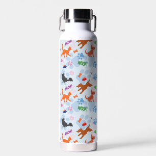 Puppies and Kittens Water Bottle