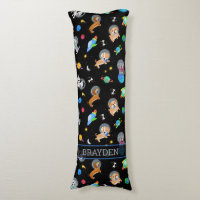 Puppies In Space Watercolor Dog Astronauts