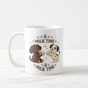puppies milk time coffee mug