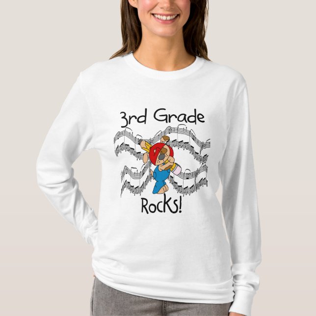 Puppy  3rd Grade Rocks Tshirts and Gifts (Front)