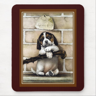 "Puppy, 4 Weeks Old" Mouse Pad
