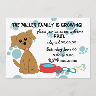 Puppy Adoption Celebration! Invitation