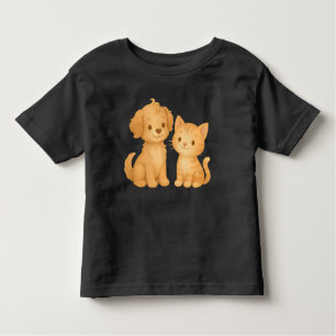 Puppy and Kitten Friends T-Shirt