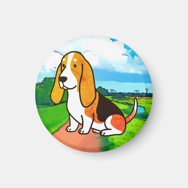 Puppy,Animal, pet Magnet (Front)