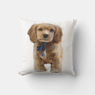 Puppy art cushion