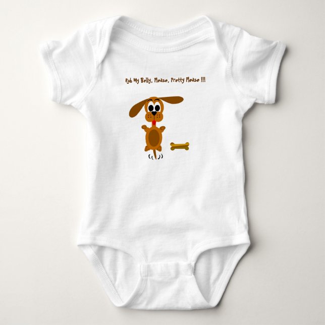 Puppy   baby bodysuit (Front)