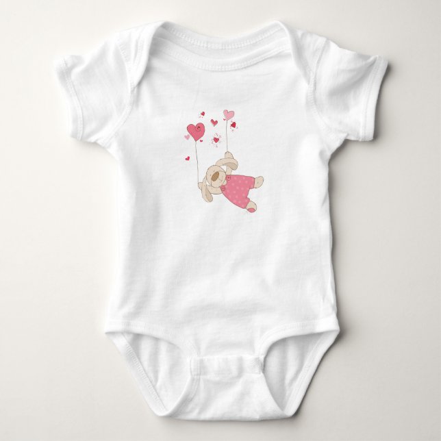 Puppy Baby Bodysuit (Front)