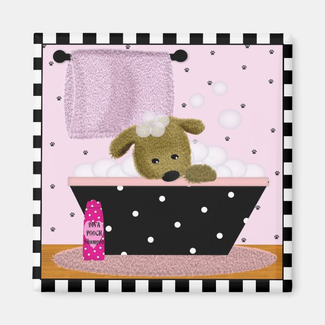 Puppy Bath Magnet (Front)
