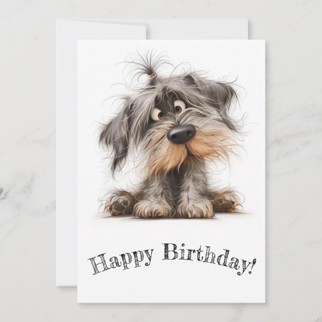 Puppy Birthday Card (Front)