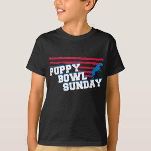 Puppy Bowl Sunday Cute Dog Lover Gift T-Shirt
