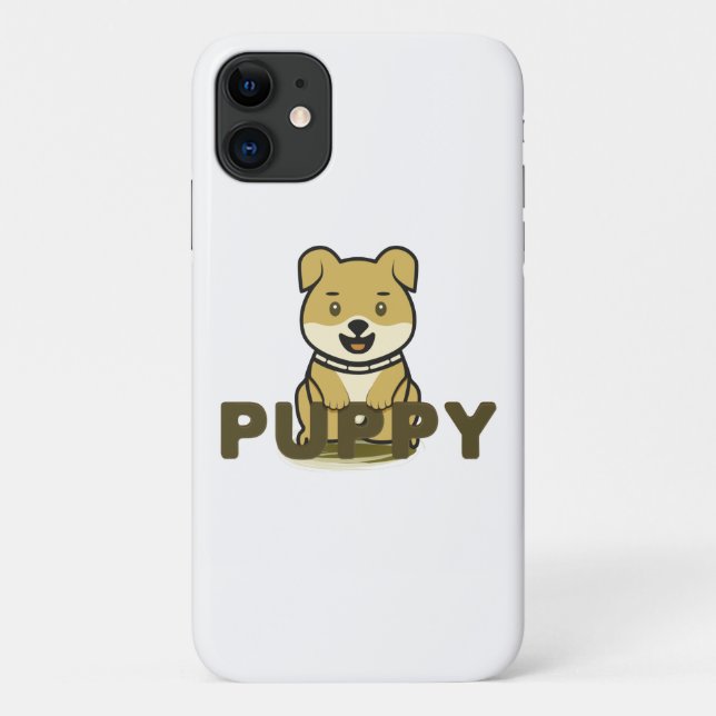 Puppy Case-Mate iPhone Case (Back)
