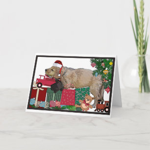 Puppy Christmas Holiday Card