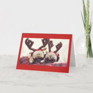 Puppy Christmas Themed Festive Card