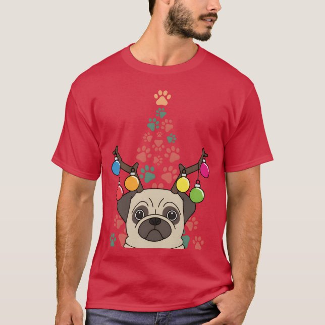 Puppy Christmas vintage T-Shirt (Front)