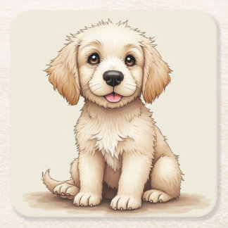 puppy Coasters (Golden Retriever)