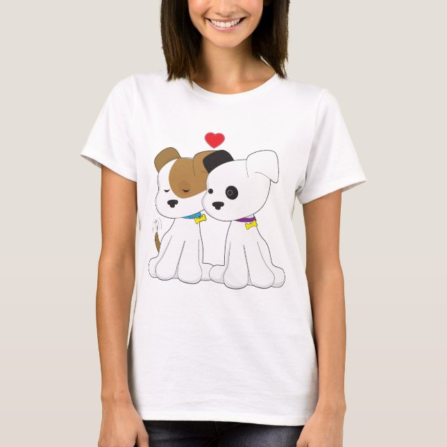 Puppy Couple T-Shirt (Front)