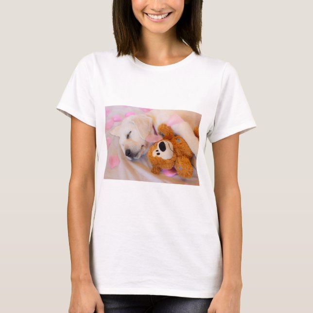 Puppy cuddles 02 T-Shirt (Front)