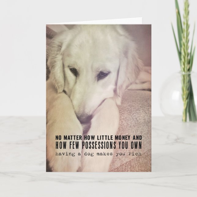 PUPPY DAWG Greeting Card (Front)