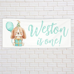 Puppy Dog Birthday Party Banner