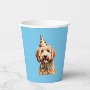 Puppy Dog Birthday Paw-ty Paper Cups