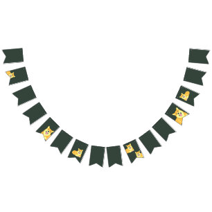 Puppy Dog Birthday Pawty Party Bunting Flag Banner