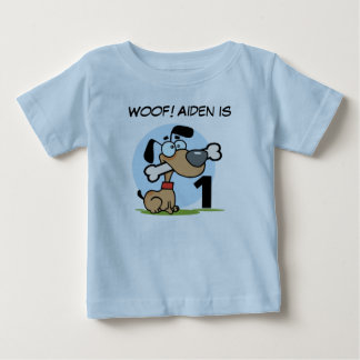 Puppy Dog Customisable Birthday Tshirts