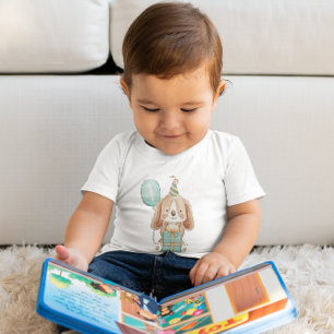 Puppy Dog First Birthday Party Shirt