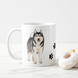 Puppy Dog Lover Cute Siberian Husky Coffee Mug