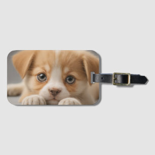 Puppy Dog Luggage Tag