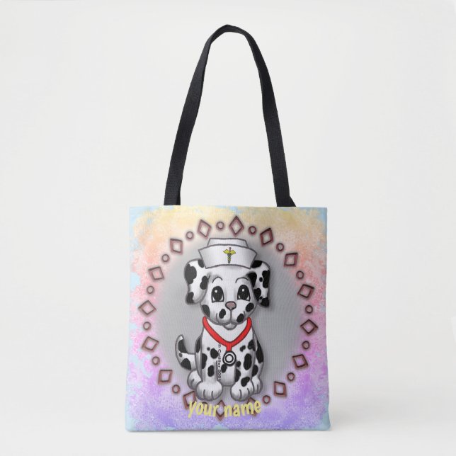 Puppy Dog Nurse  Tote Bag (Front)