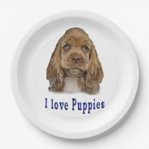 Puppy Dog Paper Plate