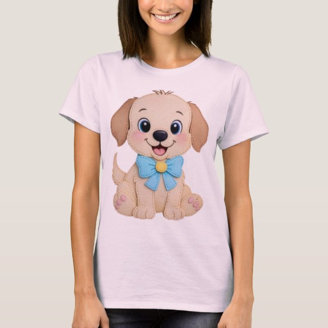 Puppy Dog Patchwork T-Shirt (Front)