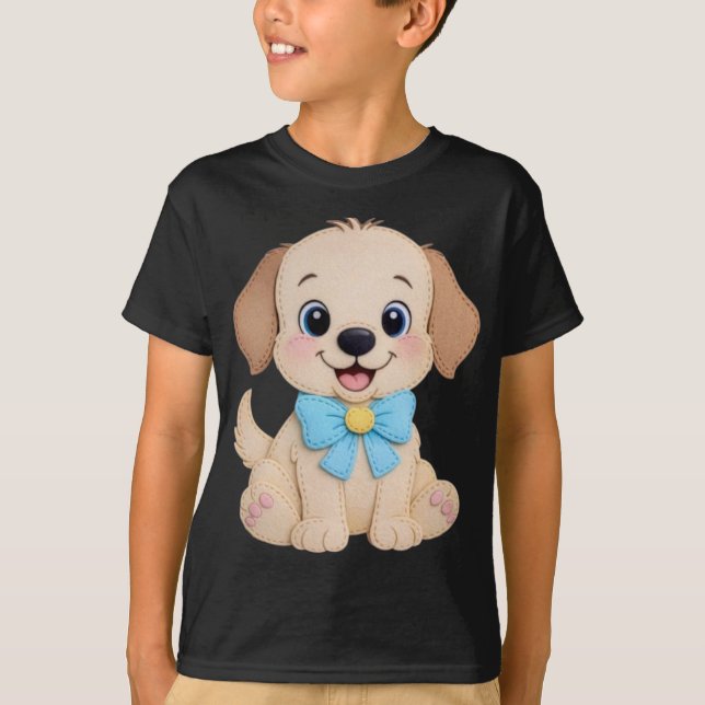 Puppy Dog Patchwork T-Shirt (Front)