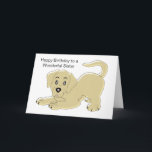 Puppy Dog Personalised Sister Birthday Card<br><div class="desc">Greeting card Labrador dog design sister birthday card. Customise this birthday card with any text then have it printed and sent to you or instantly download it to your mobile device. Should you require any help with customising then contact us through the link on this page. Puppy dog design personalised...</div>