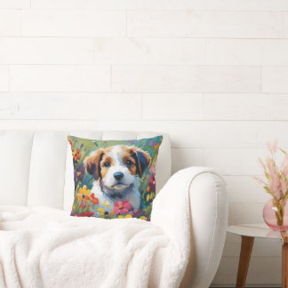 Puppy Dog Throw Pillow