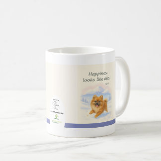 Puppy Dreams Happiness Mug by Tina Tran