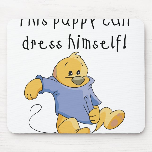 Puppy Dress Up Mouse Pad (Front)