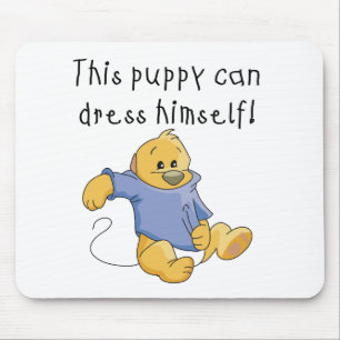 Puppy Dress Up Tshirts and Gifts Mouse Pad