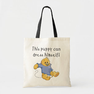 Puppy Dress Up Tshirts and Gifts Tote Bag