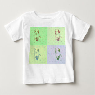 Puppy Eating Breakfast Baby T-Shirt