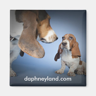Puppy Encounter Magnet