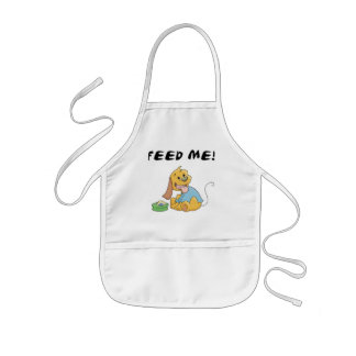 Puppy Feed Me Tshirts and Gifts Kids Apron
