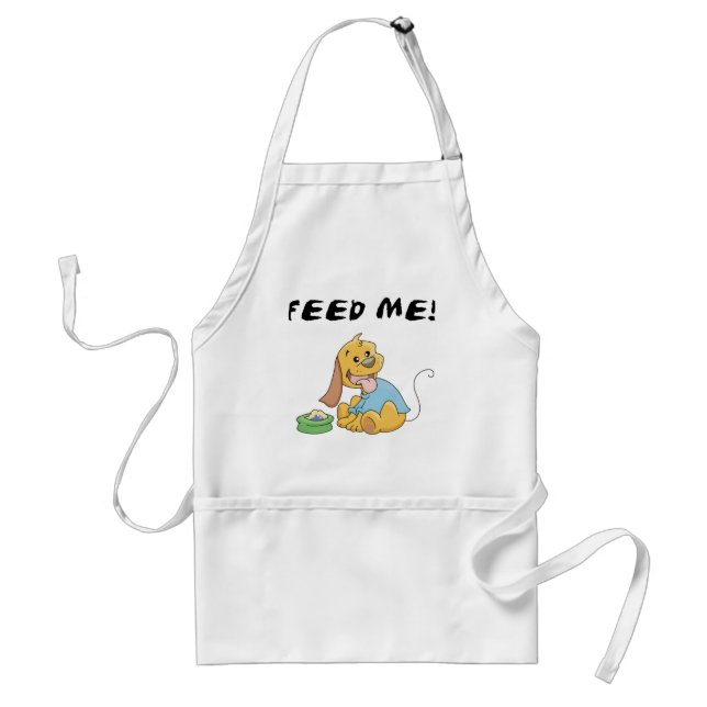 Puppy Feed Me Tshirts and Gifts Standard Apron (Front)