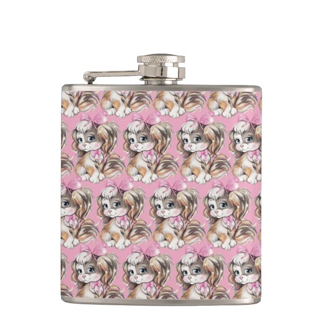 Puppy Flask (Front)